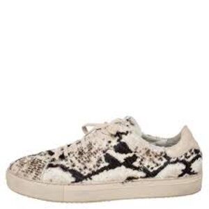 Axel Arigato Pony Hair Snakeskin Pattern Sneakers